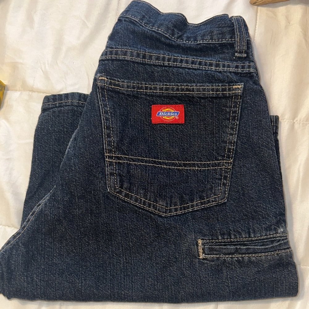 Dickies Men's Relaxed Fit Jeans in Deep Blue